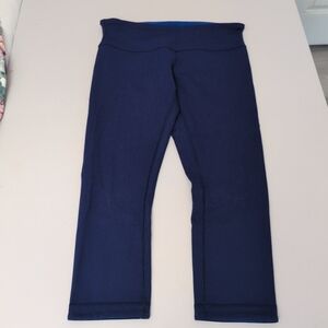 Lululemon Athletica Navy Leggings Size 28x22